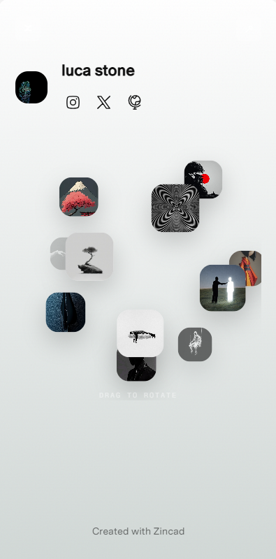 Luca Stone — Image Sphere layout